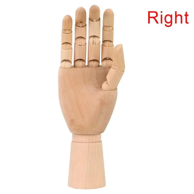 Wooden movable hand model