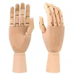 Wooden movable hand model
