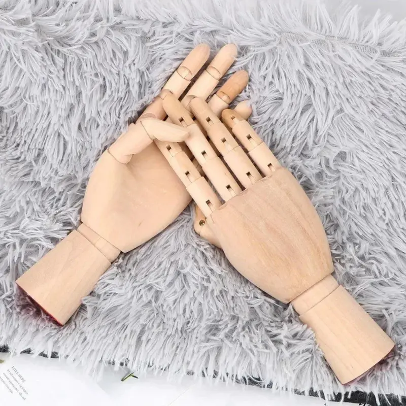 Wooden movable hand model