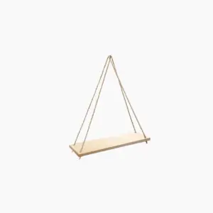 Wooden Hanging Swing Wall Shelf