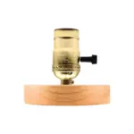 Woodwhimsy retro holzlampe naturholz led dekoration xlumina11
