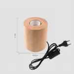 Woodwhimsy retro holzlampe naturholz led dekoration xlumina5