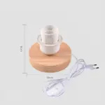 Woodwhimsy retro holzlampe naturholz led dekoration xlumina6