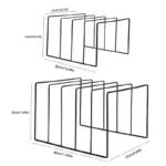 Wrought iron book record storage stand