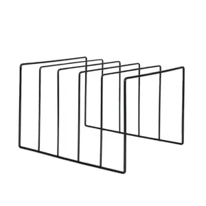 Wrought Iron Book + Record Storage Stand