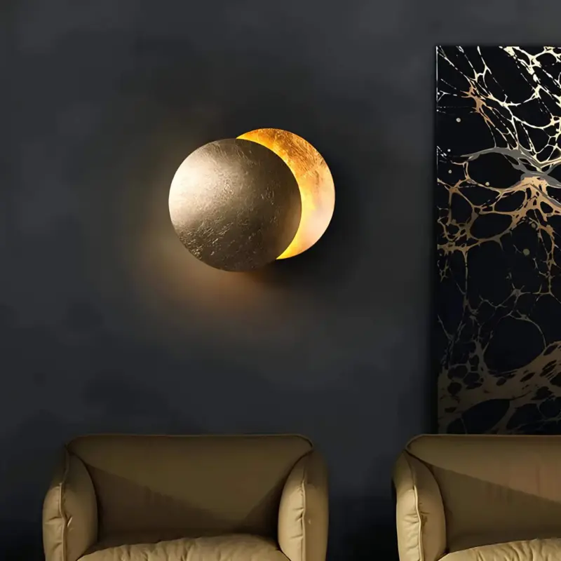 XLumina 360 grad drehbare led wandlampe eclipse design warmweiss energiesparend modern 7