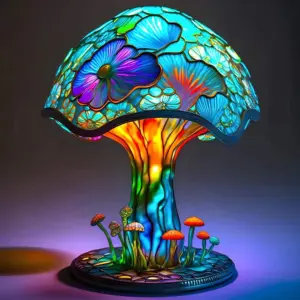 Homeko | Beautiful and soothing table lamp made of stained glass