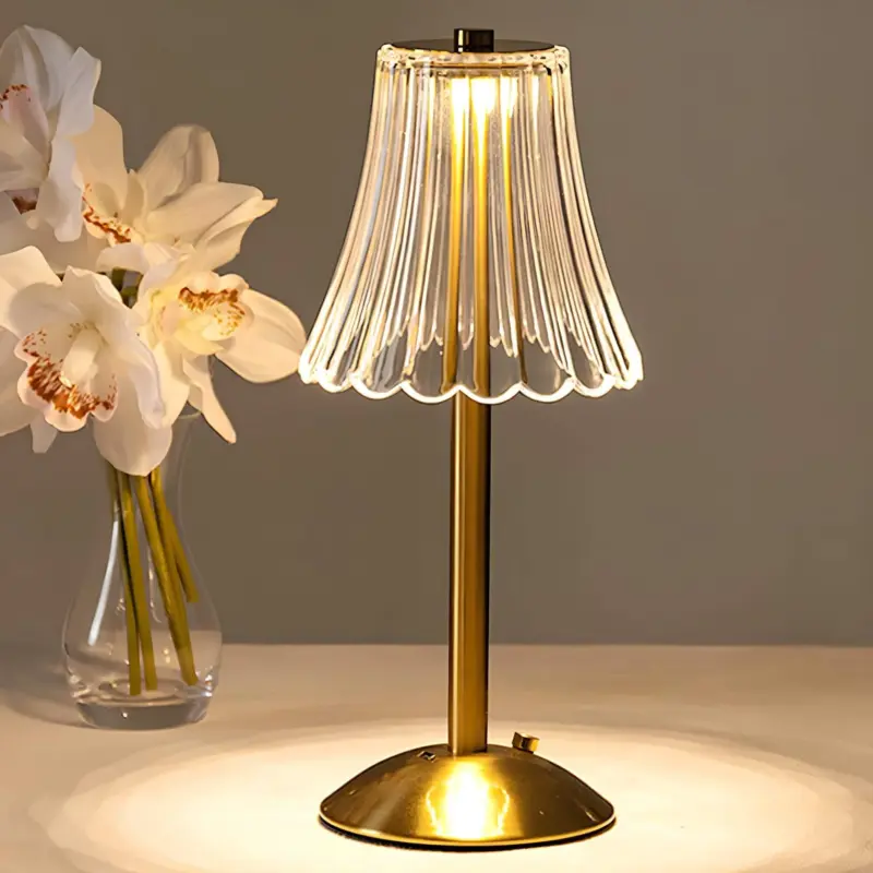 XLumina led retro tischlampe usb aufladbar stilvolle beleuchtung dekorativ