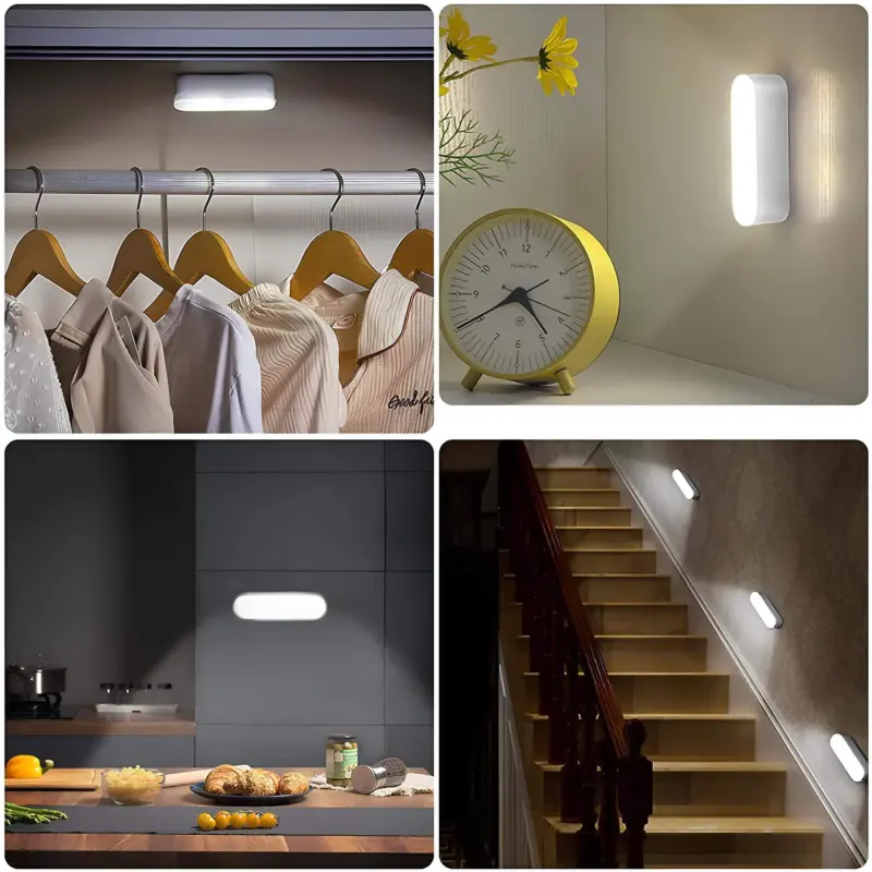 XLumina led usb aufladbare drahtlose bewegungsmelder wandlampe energiesparend kabellos flexibel
