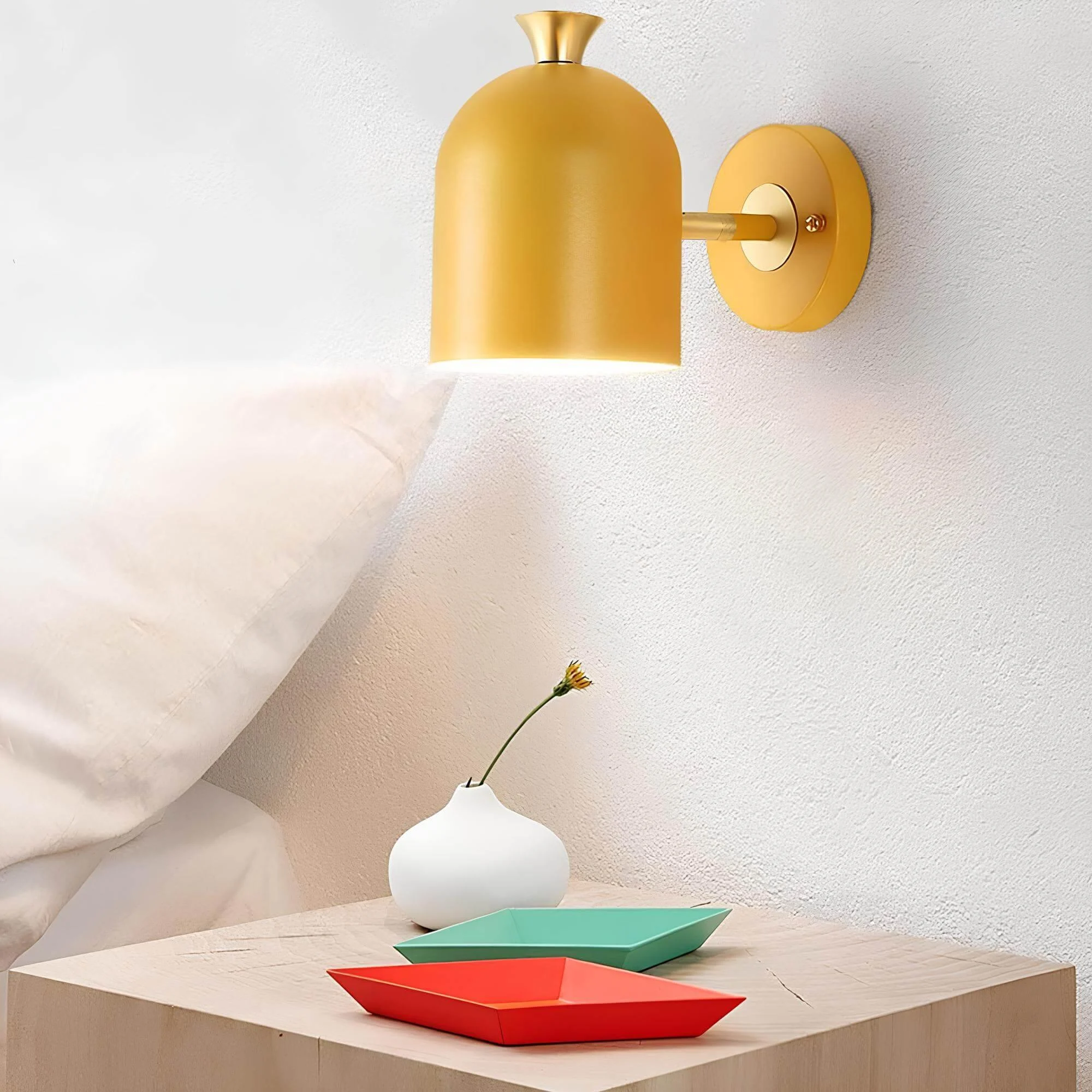 Xlumina Moderne Metall Wandlampe Zylinderdesign E27 Beleuchtung Dekorativ 3
