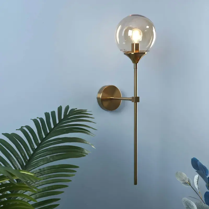 XLumina skandinavische glas wandlampe modern minimalistisch wohnzimmer schlafzimmer wohnambiente