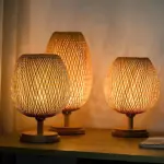 XLumina vintage bambus tischlampe natur handgefertigt e27 modern wohnzimmer 2 cf4bcea6 1e1a 4d88 913b 58b6c0b45590