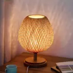 XLumina vintage bambus tischlampe natur handgefertigt e27 modern wohnzimmer 4 ae1f56e5 c6e0 48a6 812d 068e16fbc4eb