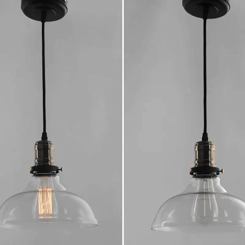XLumina vintage skandinavische haengeleuchte aluminium e27 zeitlos modern wohnen