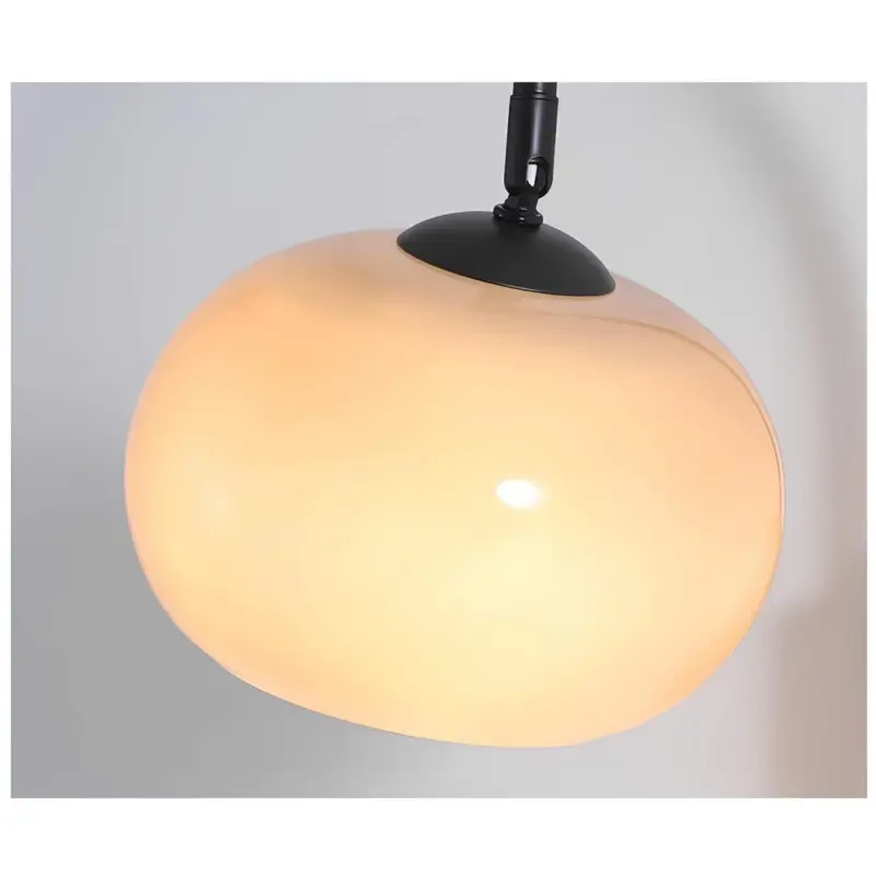 Xlumina drehbare bauhaus wandleuchte kaki glas elegant flexibel modern7