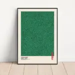 Yayoi kusama abstract line dots canvas poster