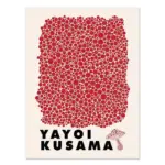 Yayoi kusama museum abstract art poster