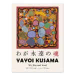 Yayoi kusama museum abstract art poster