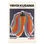 Yayoi kusama museum abstract art poster