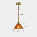 Z1UsVintage Kleurrijk Glas Luxe Hanger Licht Restaurant Bar Decoratie Ophanging Luminair Plafond Hangende Lamp Koffie Kroonluchter