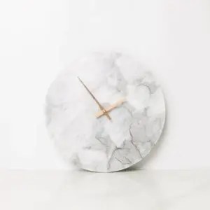 Znwynordic Marble Wall Clock Modern Minimalist Bedroom Art Clocks Personality Creative Living Room Fashion Wall Watch