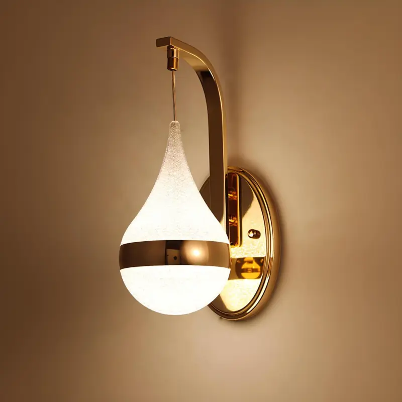 Zenolicht moderne led wandlampe tropfenform warmweiss energiesparend xlumina