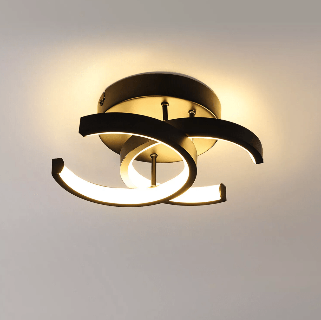 Chic led lamp ceiling light modern chandelier living room bedroom pendant light (5)
