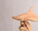 Hammerhead Shark Figurine Personalized Statue Wooden Sculpture Miniature Sea Life 4.webp