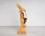 Hummingbird Flight Flying Bird Art Rustic Figurine 4.webp