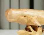 Wooden Sperm Whale Statue Personalized Figurine Sculpture Animal Wood Carving Handmade Ornaments 2.webp